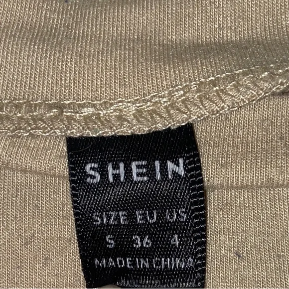 SHEIN Beige Casual Top - Picture 2 of 4